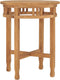 vidaXL - Bistrotafel - inklapbaar - Ø60x75,5 - cm - massief - teakhout