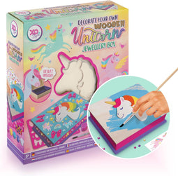 Unicorn Knutselen voor Kinderen - Schilder- en Modepakket met Sieradendoosje, Inclusief Tekenpakketten, Stickers en Pixelpakketten