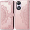 iMoshion Hoesje Geschikt voor Oppo A78 Hoesje Met Pasjeshouder - iMoshion Mandala Bookcase - Rosé Goud