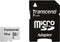 Transcend microSDHC 300S - 16GB - Klasse 10 - Zilver