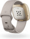 Fitbit Sense - Smartwatch - Stressmeting en huidtemperatuur - Goud (Beige Wit)