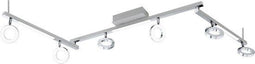 EGLO Cardillio 1 - Spot - 6x3,2W LED - Aluminium Chroom