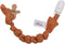 Snoozebaby - Baby Speenkoord - Biologisch katoen - Bruin Toffee Brown