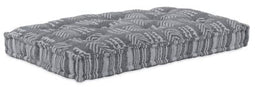 vidaXL - Palletkussen - Grijs - 120x80x12 - cm - Stof
