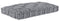 vidaXL - Palletkussen - Grijs - 120x80x12 - cm - Stof