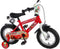 Volare Disney Cars Kinderfiets - 12 inch - Afneembare zijwieltjes - Rood