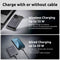 Intenso MW5000 - Magnetische Powerbank - 5000 mAh - Draadloos opladen tot 15W - Grijs