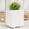 vidaXL - Plantenbak - 60x60x72 - cm - massief - grenenhout - wit
