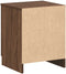 vidaXL - Nachtkastjes - 2 - st - met - 2 - lades - 40x36x50 - cm - bruin - eikenkleurig