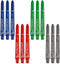 Peter Wright - Accessory Pack - 4 sets flights 4 sets nylon shafts aluminium shafts (1 pack)