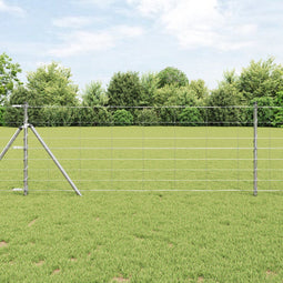 vidaXL - Veldheining - 0,8x50 - m - Gegalvaniseerd - Staal