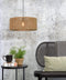GOOD&MOJO Hanglamp Iguazu - Jute - Recht - Ø50cm - Scandinavisch,Bohemian - Hanglampen Eetkamer, Slaapkamer, Woonkamer