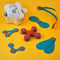 Clixo - Magnetisch Speelgoed - 18-delig Flexibel en Creatief - Rood/Blauw