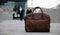 DSTRCT Wall Street - Leren Laptoptas 2 Vaks - Laptopvak 15,6 inch - Bruin