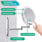 Mirlux Make Up Spiegel - Oplaadbaar - 7X Vergroting - LED Verlichting - Chroom
