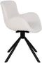 House Nordic Eetkamerstoel Amorim Bouclé Off-White Draaibaar