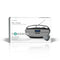 Nedis RDDB5300BK - Draagbare Radio - DAB+ FM Bluetooth - Zwart/Zilver