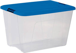 Iris Topbox Opbergbox 60L 57.5X39X36.5 Cm Blauw/Transparant