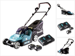 Makita DLM382PT2 - Accu grasmaaier - 38cm maaibreedte - Geschikt voor gazons tot 560m²