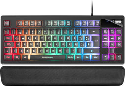 Mars Gaming MKAX - Toetsenbord TKL - Membraan - Qwerty ES - Draad - USB 2.0