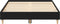 vidaXL - Bed - Frame - 140x190 - cm - Zwart - Eikenhout