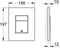 GROHE Skate Cosmopolitan - Bedieningspaneel Toilet - Dual flush - Mat chroom