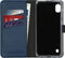 Selencia Hoesje Geschikt voor Samsung Galaxy A10 Hoesje Met Pasjeshouder - Selencia Echt Lederen Bookcase - Blauw