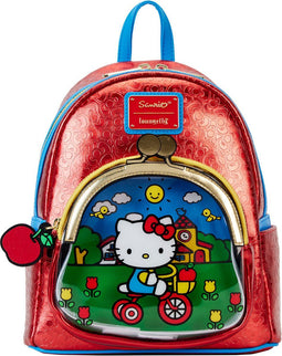 Loungefly Hello Kitty 50th Anniversary - Mini Backpack - Coin Purse - Veelkleurig
