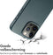 Accezz MagSafe Leather Backcover - Krasbestendig - Donkergroen (iPhone 15 Pro Max)