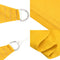 vidaXL - Zonnezeil - 160 - g/m² - rechthoekig - 2x3,5 - m - HDPE - geel