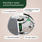iRobot Roomba Combo® Essential Robotstofzuiger met Dweilfunctie - Wit - Y0112