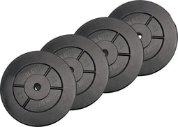 Iron Gym Halterschijven 4 x 5 kg Ø 25 mm - Haltergewichten - Plate Set - Barbell gewichten