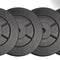 Iron Gym Halterschijven 4 x 5 kg Ø 25 mm - Haltergewichten - Plate Set - Barbell gewichten