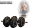 Iron Gym Verstelbare Dumbbell Set 1met 15 KG aan gewichten - 4 x 1,25 kg, 4 x 2,5 kg - Halterset, Halters