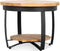Iron Paras Sidetable Wooden Top 60