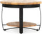 Iron Paras Sidetable Wooden Top 60