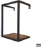Iron Wall Rack with Mango Wooden Shelf