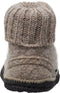 Bergstein Cozy - Unisex sloffen 100% scheerwol - Beige
