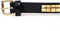 Dog collar Gloria Duna Black Golden (55 x 2.5 cm)