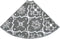 vidaXL - Kerstboomrok - luxe - met - sok - 150 - cm - stof - grijs