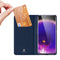 Dux Ducis - Geschikt voor Oppo Find X5 - Slim bookcase hoesje - Donkerblauw