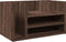 Bureau organiser 44,5x24x25 cm bewerkt hout bruin eikenkleur