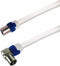 Hirschmann 695020593 - Aansluitkabel F-connector male - 1,5m - Wit