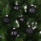 Mica Decorations Kerstballen Set - 26 Stuks - Ø7 cm - Glas - Zwart