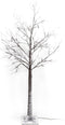 Verlichte bruine lichtboom - berkenboom 130cm met 120 led lichtjes classic warm