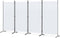 Angel Living Kamerscherm - 4 Panelen - 324 x 170 cm - Inklapbaar - Wit