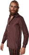 dressforfun - Steampunk gentleman XXL - kostuum met lange broek en vest - zwart/bruin
