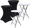 Brixy Statafel - Stevig en weerbestendig - 80cm x 110cm - Wit/Zwart