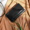 Selencia Hoesje Geschikt voor Samsung Galaxy A52 (4G) / A52s / A52 (5G) Hoesje Met Pasjeshouder - Selencia Eny Uitneembare Vegan Lederen Clutch - Zwart