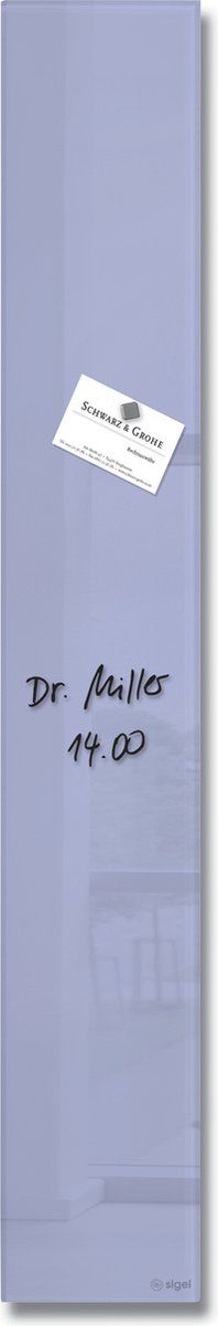 Sigel Artverum - Glasmagneetbord - Magnetisch - 12x78cm - Lavendel